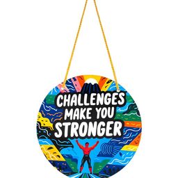 Unihouse Blue Wooden Wall Hangings-image-9