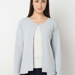 Smarty Pants Women Lightweight Open Front Jacket with Embroidered-16