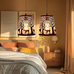 KINIS Black Quirky Hanging Light Ceiling Lamp-image-59