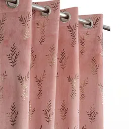 Myntra Elegant Homes Pack Of 2 Velvet Long Door Curtains-picture-17