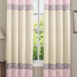 Dekor World Multicoloured Set of 2 Long Door Curtain-16