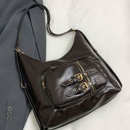 LULU & SKY PU Bucket Hobo Bag With Applique-image-10