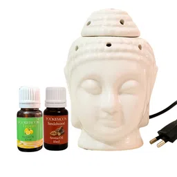 POOKIEMOON Buddha Aroma Diffuser with Lemon and Sandalwood Oils 10ml-4