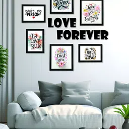 RANDOM Black & White 6 Pieces Wall Photo Frames-image-76
