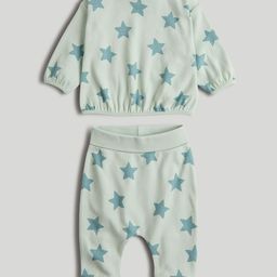 mothercare Boys Printed Long Sleeves Pure Cotton T-shirt With Joggers-image-45