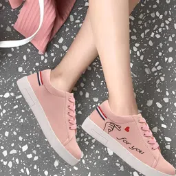 Antox Women Pink Casual Shoes-37