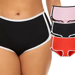 Nicsy Set of 3 Mid-Rise Hipster Briefs-picture-46