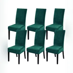 GIFTS ISLAND Set Of 6 Green Chair Covers-picture-11