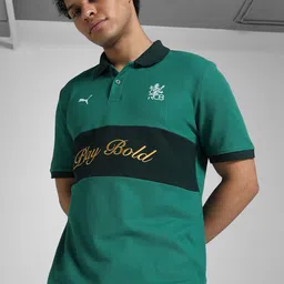 Puma x RCB Men's Retro Polo Typography Printed Regular Fit T-Shirt-image-50