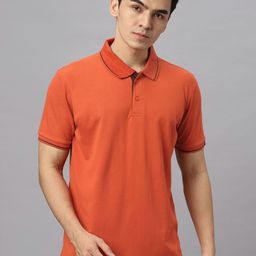 Wear Your Opinion Men Solid Polo Collar Cotton T-shirt-image-83