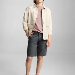 Mango Kids Boys Pure Cotton Chino Shorts-picture-30