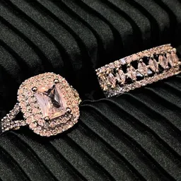 Anouk Women Brass American Diamond Finger Ring-26