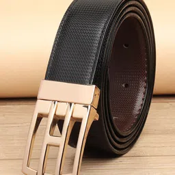 Killer Men Textured Reversible Formal Belt-image-82