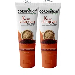 COROnation Herbal Set Of 2 Kesar & Chandan Face Wash For Deep Nourishment - 75 ml Each-16