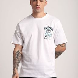R&B Graphic Printed Relaxed Fit Cotton T-shirt-picture-27