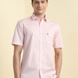 Allen Solly Men Slim Fit Opaque Printed Casual Shirt-image-65