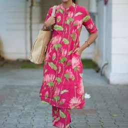 Anni Designer Women Floral Printed Regular Kurta with Palazzos-image-85