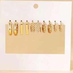 PolluxCraft Geometric Studs Earrings-100