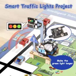 ACEBOTT ESP32 Intelligent Transportation STEM Kit Compatible With Arduino image 3