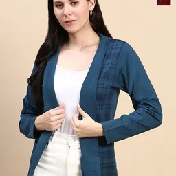 Kryptic Women Printed Shrug-13