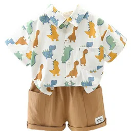 StyleCast x Revolte Boys Printed Shirt with Shorts-image-78