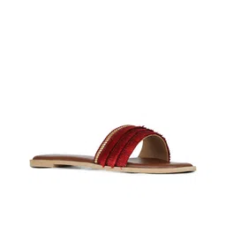 Inc 5 Women Open Toe Flats with Bows image 2