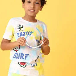 V-Mart Boys Printed T-shirt with Shorts-52