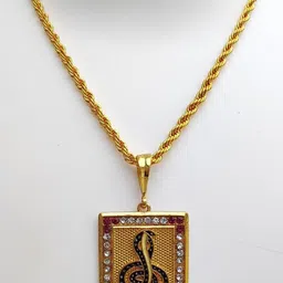 Jemeefly Gold-Plated Square Pendants with Chains image 2