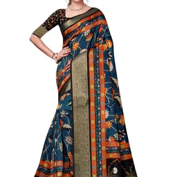 PARVOTSAV Multi Polyester Saree-image-55