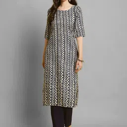 Ethnic basket Women Multicoloured Poly Crepe Kurta Sets-picture-43