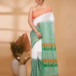 DipDiya Pure Cotton Taant Saree-image-71