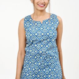 30 Looks Women Ikat Print Cotton Top-picture-22