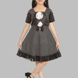 Nickys Disegno Girls Black Dresses-23