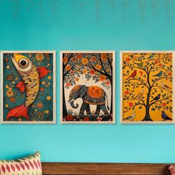 Traditional Wall Art With Frame Home Decor Wall Painting For Living Room Office Bedroom-image-68