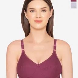 GROVERSONS Paris Beauty Pack Of 2 Full Coverage Non Padded Bra-picture-28