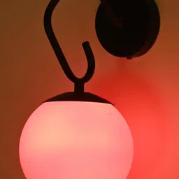 SOMIL Pink Spherical Shaped Wall Lamp-image-0