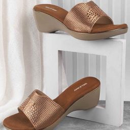 WALKWAY by Metro Striped Wedge Mules-6