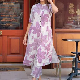 Moda Rapido Women Floral Printed Kurta with Palazzos-picture-34