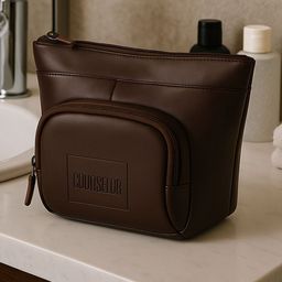 MADBRAG Unisex THE EIKO Solid Zip Toiletry Bag-image-7