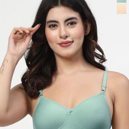 LILYPack Of 2 Full Coverage Heavily Padded All Day Comfort T-shirt Bra-35