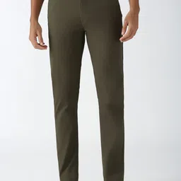 Peter England Casuals Men Slim Fit Trousers-picture-42