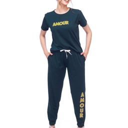 Lotik Women Printed Cotton T-Shirt With Joggres Co-Ords-image-37