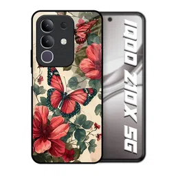QRIOH Floral Printed IQOO Z10x 5G Back Case Mobile Accessories-picture-7