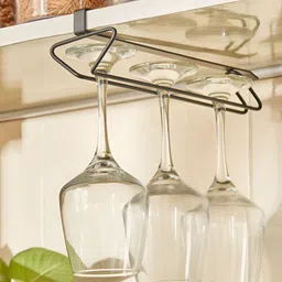 Home Centre Black Mattle Over The Shelf Holder-10
