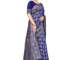 Florence Woven Design Pure Silk Saree-image-85