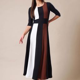 PURVAJA Fit & Flare Maxi Dress-image-88