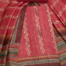 Soch Ethnic Motifs Printed Unstitched Dress Material-image-81
