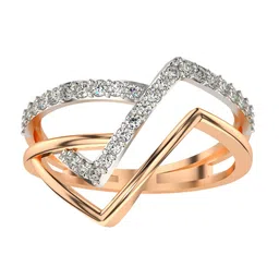 VALANOVA Women Rose Gold Ring Diamond-picture-20