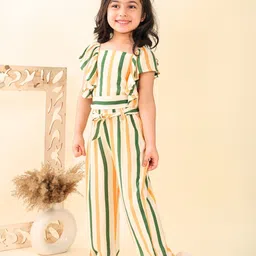 Superminis Girls Striped Top With Trousers-image-29