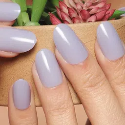 LICK 24 Pcs Nail Tips Oval Artificial Reusable Premium Acrylic Stick On Nails - LKA-64-7-16